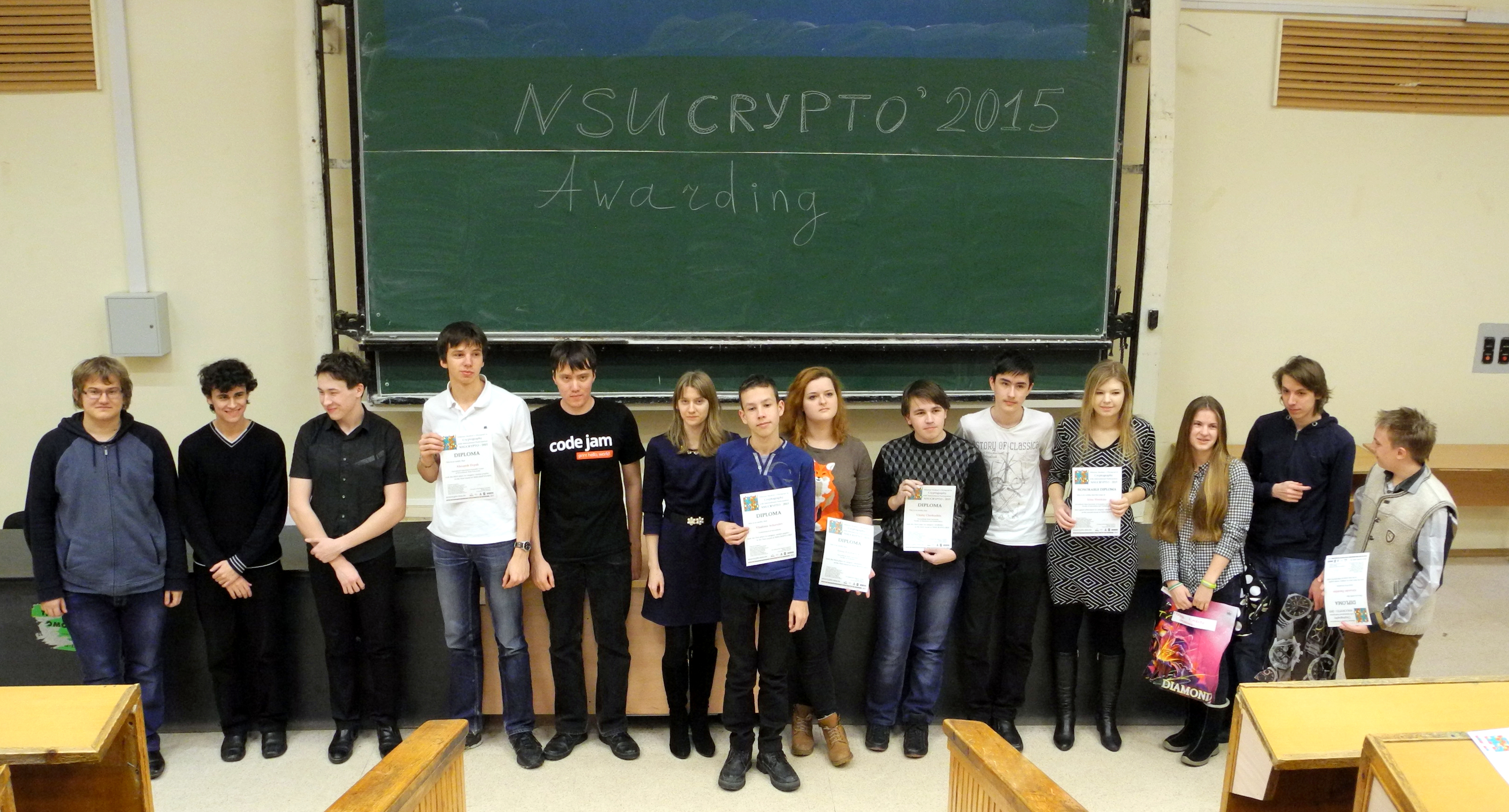 Awarding of the winners (Novosibirsk)